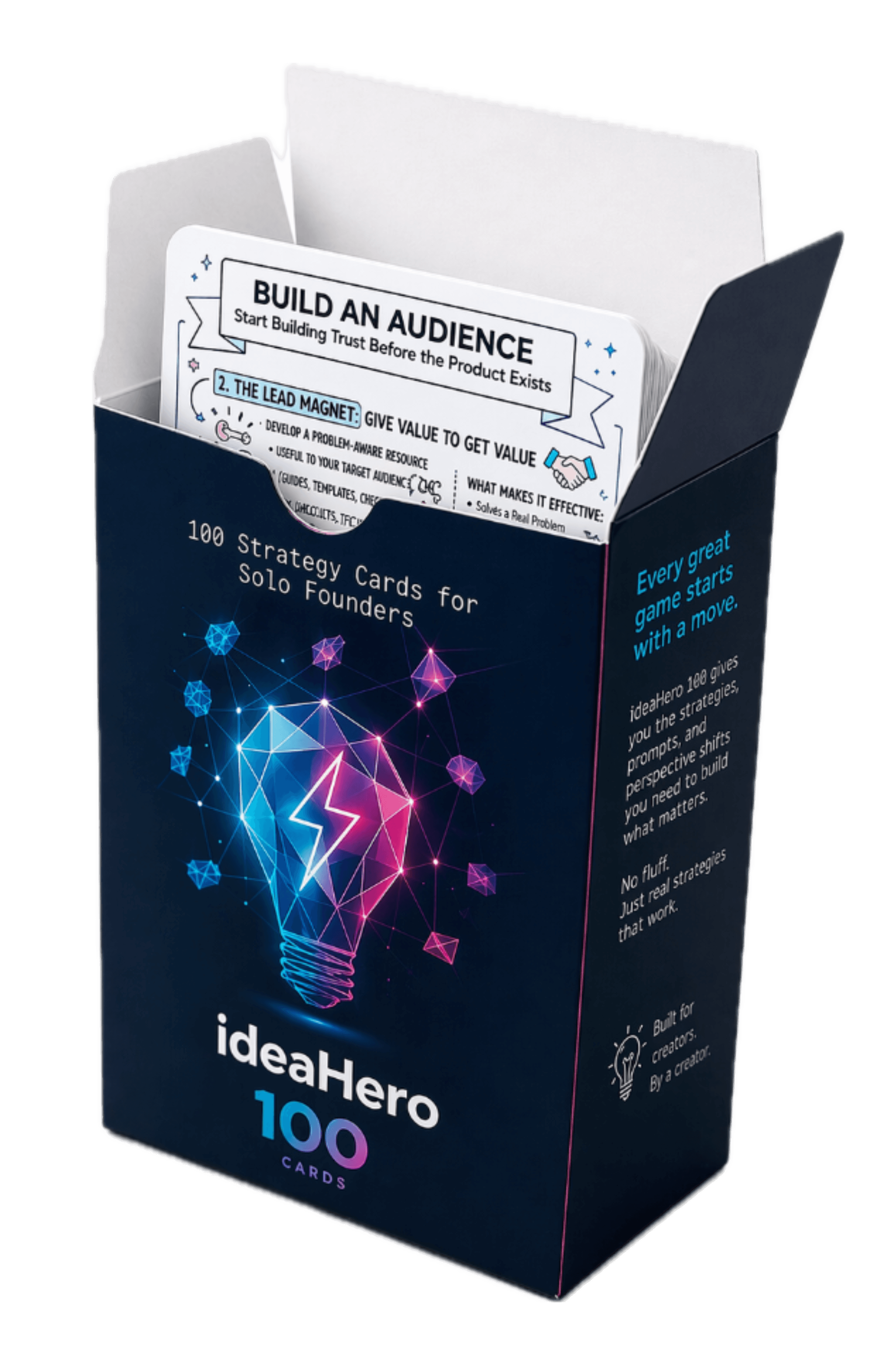 ideaHero deck of 100 strategy cards